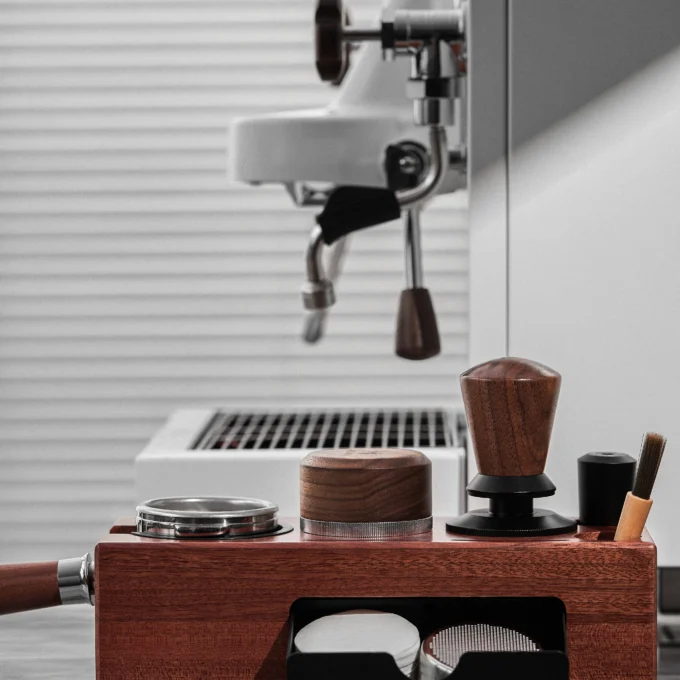 MUVNA Coffee Tamper Station Base — Drawer-Type Organizer