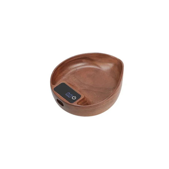 Muvna Electronic Scale Coffee Bean Tray Walnut