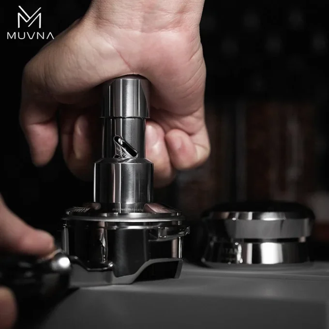 MUVNA V2 Calibrated Spring Espresso Tamper (51-58.35mm)
