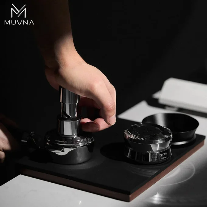 MUVNA V2 Calibrated Spring Espresso Tamper (51-58.35mm)