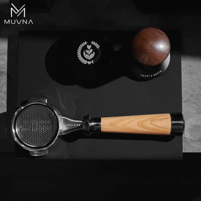 MUVNA Lucifer Bottomless Portafilter with Basket
