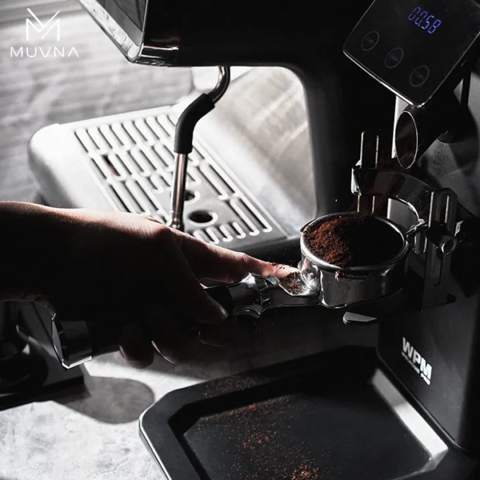 MUVNA Lucifer Bottomless Portafilter with Basket