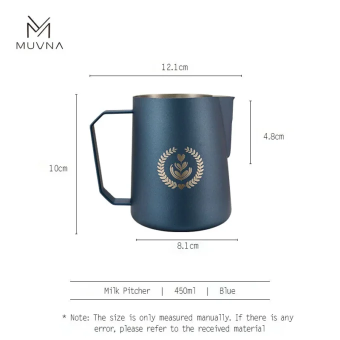 MUVNA Espresso Milk Frothing Pitcher (350/450/600ml)