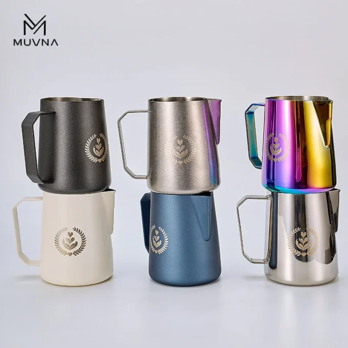 MUVNA Espresso Milk Frothing Pitcher (350/450/600ml)