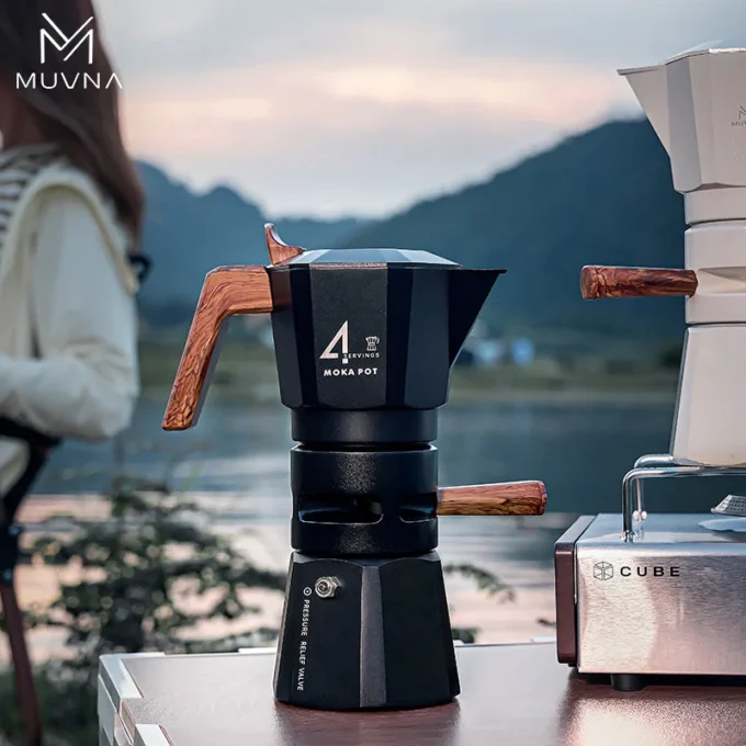 MUVNA Espresso Moka Pot (2 & 4 Cup)