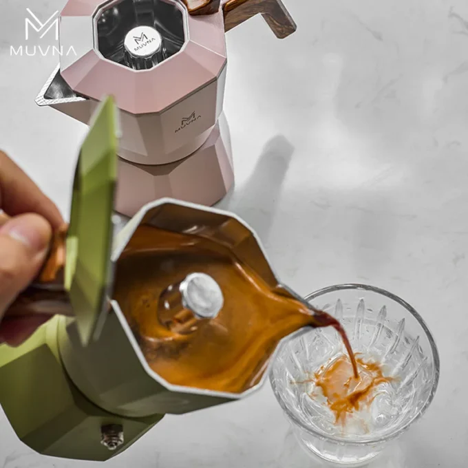 MUVNA Espresso Moka Pot (2 & 4 Cup)