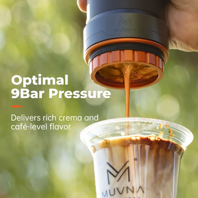 MUVNA Espresso Portable Coffee Machine (58mm Basket)