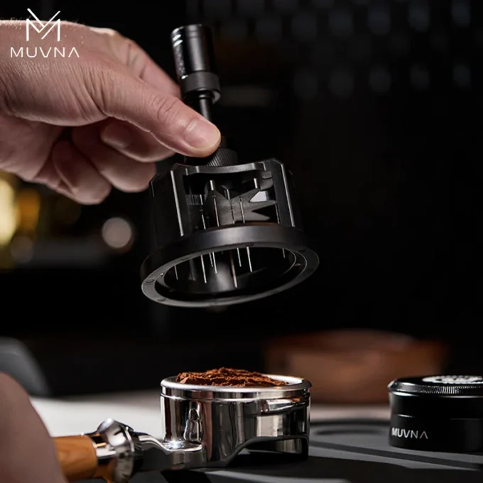MUVNA Adjustable Espresso WDT Distribution Tool (51/53.3/58.5mm)