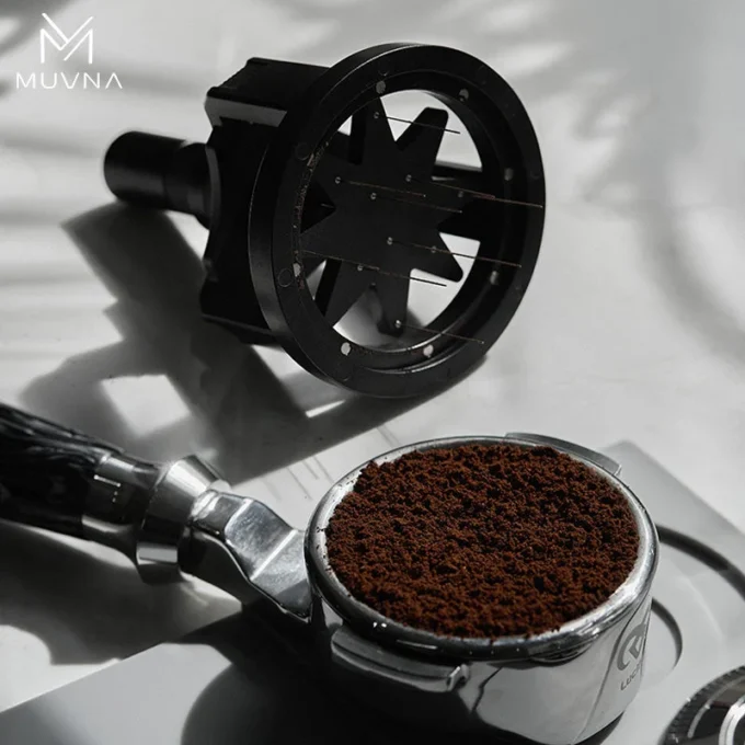 MUVNA Adjustable Espresso WDT Distribution Tool (51/53.3/58.5mm)