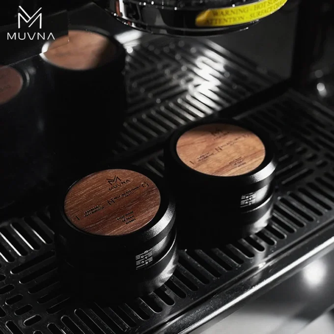 MUVNA Wooden Gravity Calibrated Tamper & Distributor (51-58.5mm)