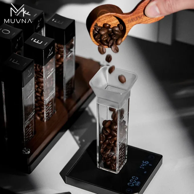 MUVNA Metal Smart Coffee Scale — Bluetooth Espresso Scale