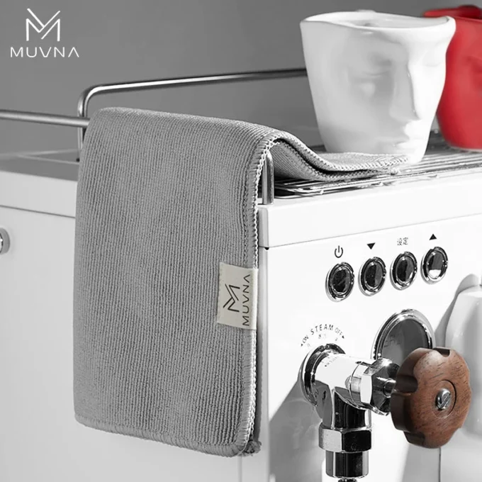 MUVNA Microfiber Barista Cloth Set — Espresso Cleaning Towels