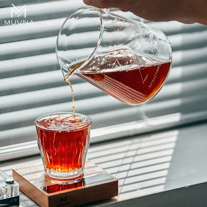 MUVNA Mini Coffee Scale — Walnut, Cherry or Ebony Wood
