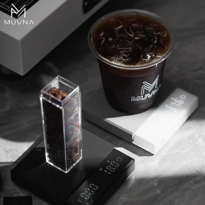 MUVNA Prosecco Mini Coffee Scale — 0.1g Espresso Scale