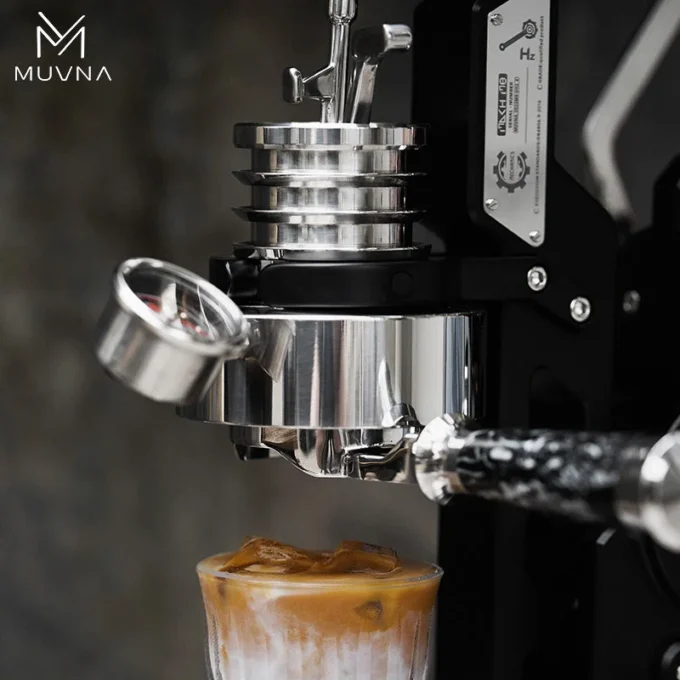 MUVNA Semi-Automatic Hand Cranked 58mm Lever Espresso Maker