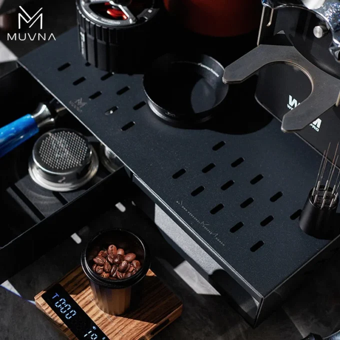 MUVNA Two Drawer Espresso Knock Box — Cracker Box