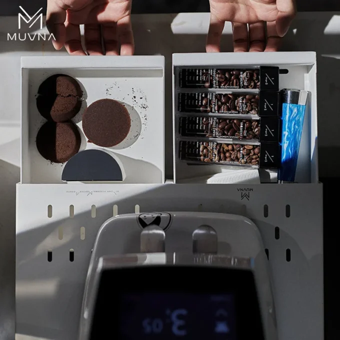 MUVNA Two Drawer Espresso Knock Box — Cracker Box