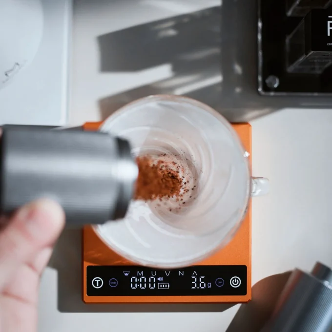 MUVNA Zero G PLUS Coffee Scale — CNC Metal Espresso Scale