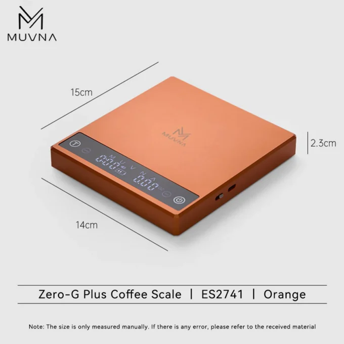 MUVNA Zero G PLUS Coffee Scale — CNC Metal Espresso Scale