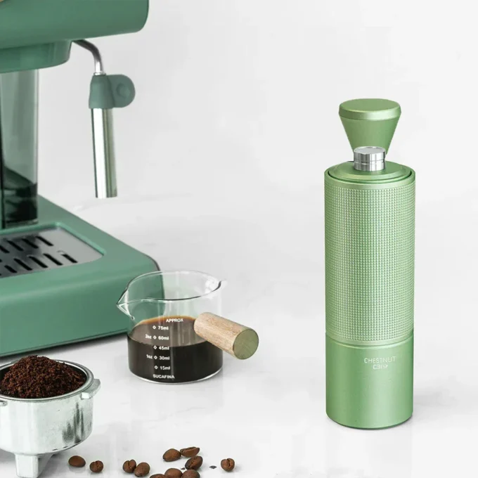 Timemore Chestnut C3 Hand Grinder — Anodized Green
