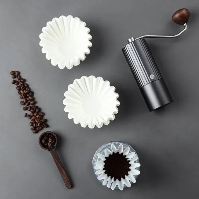 ZeroHero 1-4 Cup White Coffee Filter Papers — Flat Bottom