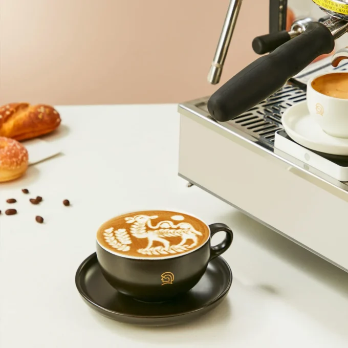 ZeroHero 280ml Ceramic Latte Cup with C-Handle