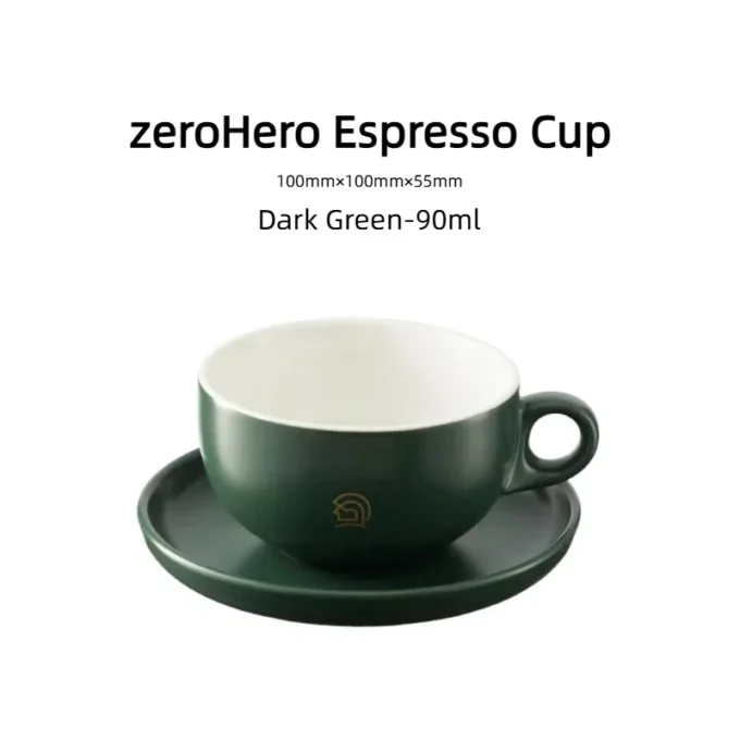 ZeroHero 90ml Ceramic Double Shot Espresso Cup
