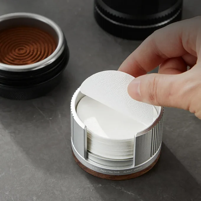 ZeroHero Espresso Paper Filter Dock — Puck Filter Holder