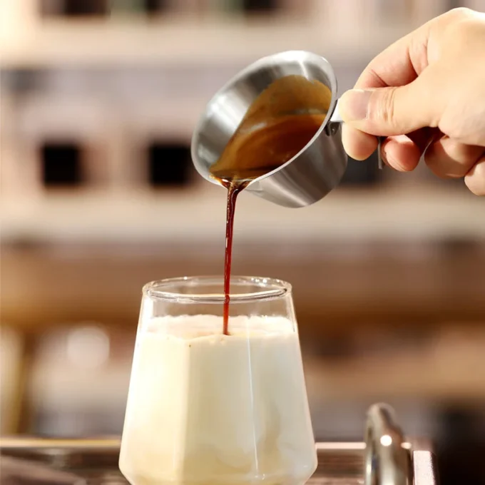 ZeroHero Stainless Steel Espresso Shot Cup with Scale