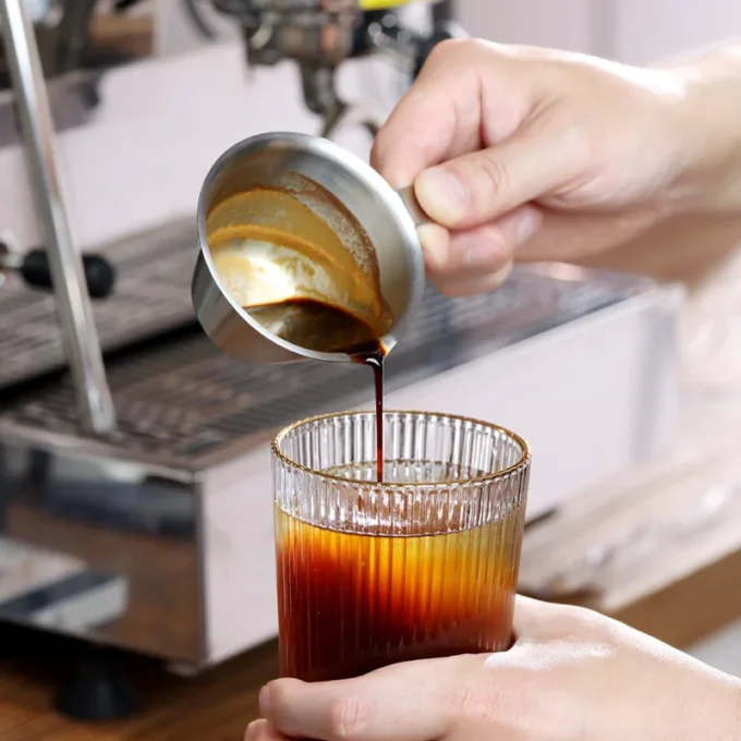 ZeroHero Stainless Steel Espresso Shot Cup with Scale