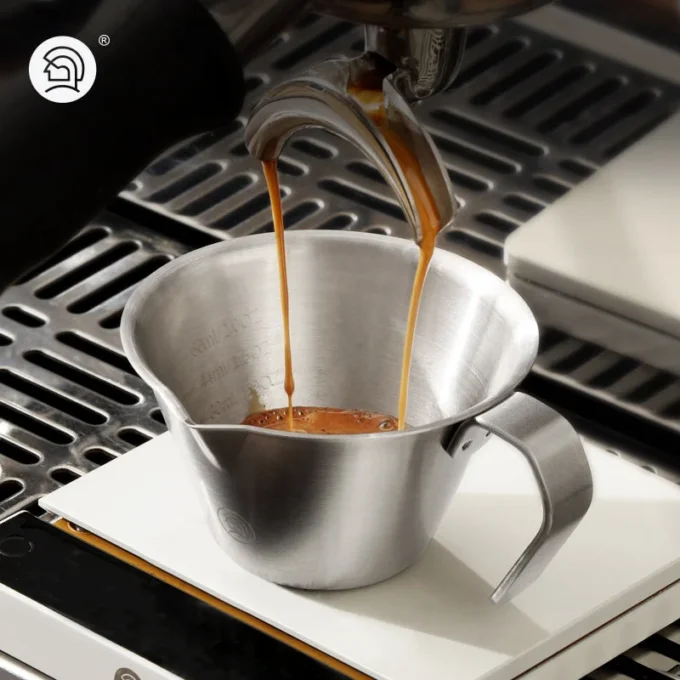 ZeroHero Stainless Steel Espresso Shot Cup with Scale