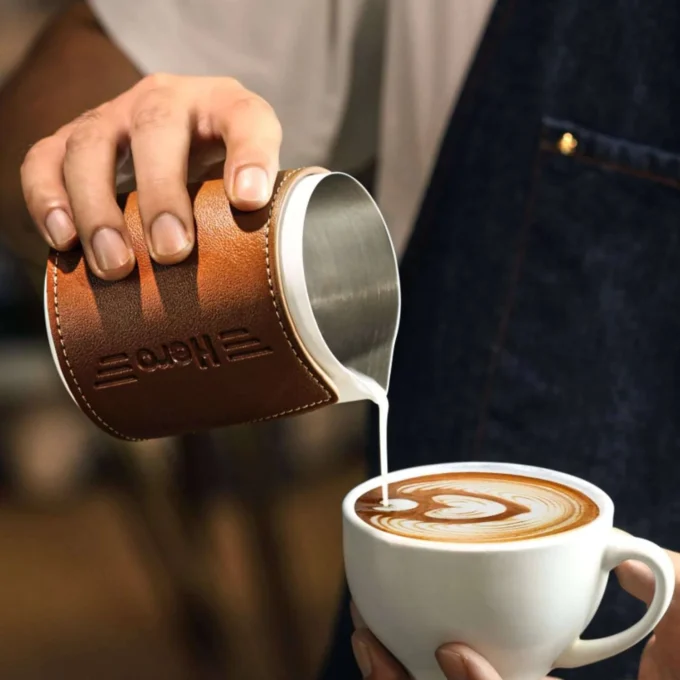 ZeroHero Handleless Milk Pitcher — Latte Art Pitcher