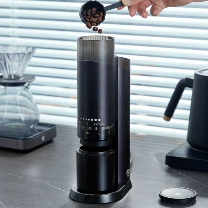 ZeroHero Mechanic Electric Coffee Grinder — Conical Burr