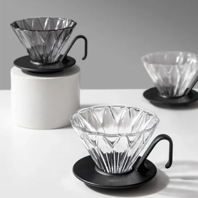 ZeroHero Prisma Glass Pour Over Dripper — SCA Gold Cup Certified