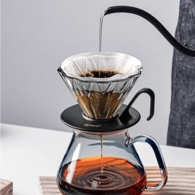 ZeroHero Prisma Glass Pour Over Dripper — SCA Gold Cup Certified