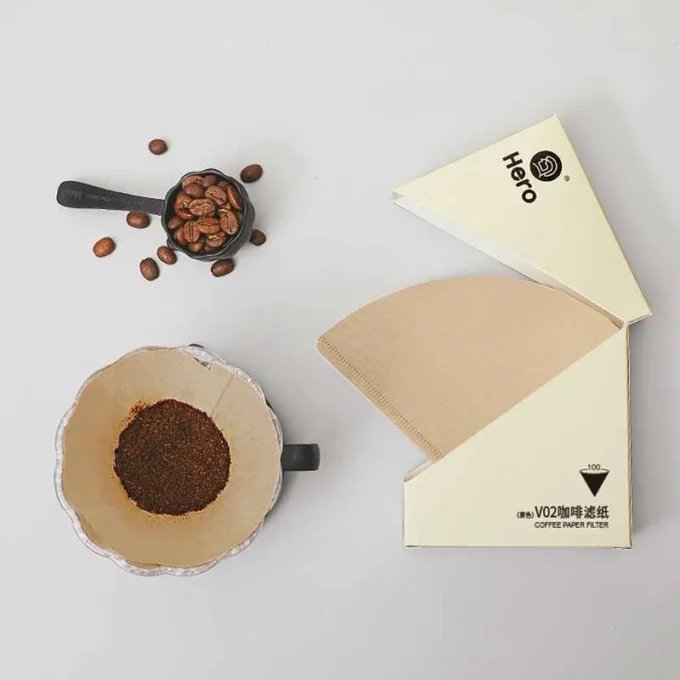 ZeroHero V02 Coffee Filter Papers for V-Drippers