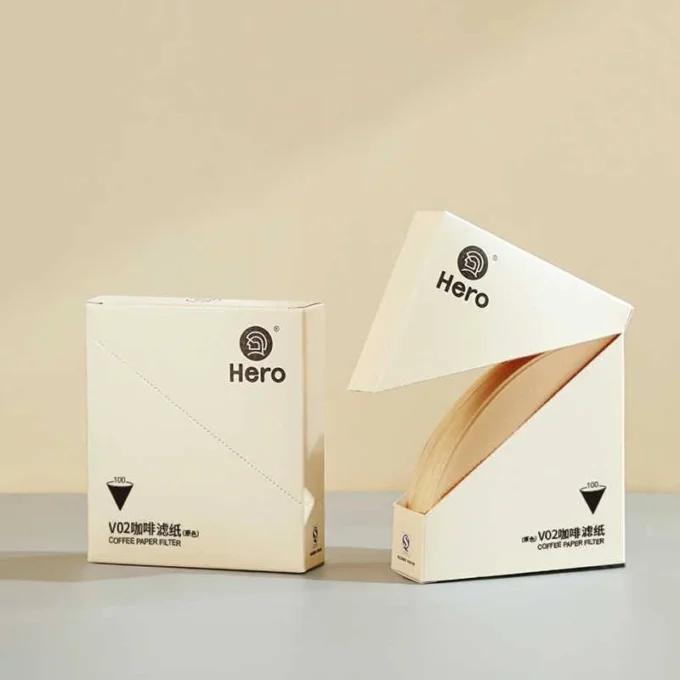 ZeroHero V02 Coffee Filter Papers for V-Drippers