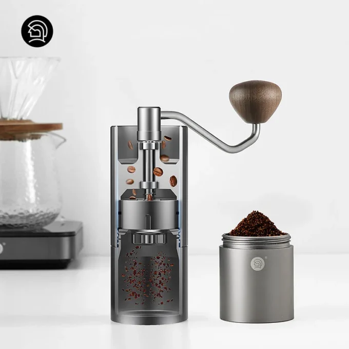 ZeroHero Z1 Manual Coffee Grinder — HG6-38 Six-Star Burr