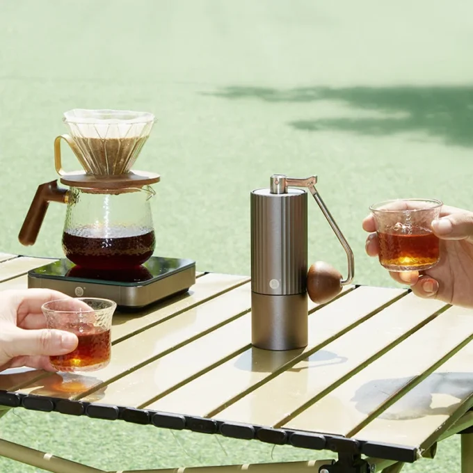 ZeroHero Z3 X-Fold Manual Coffee Grinder — Foldable Handle